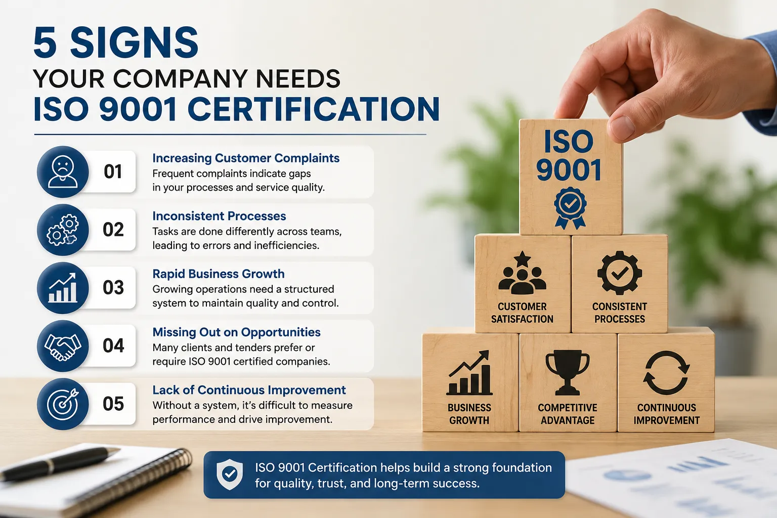 5 Signs Your Company Needs ISO 9001 Certification | WIZMS | Dubai