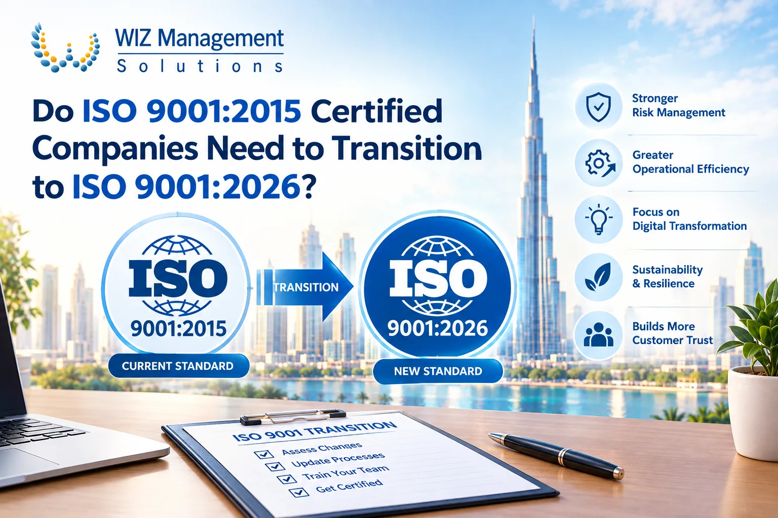 Do ISO 9001:2015 Certified Companies Need to Transition to ISO 9001:2026?